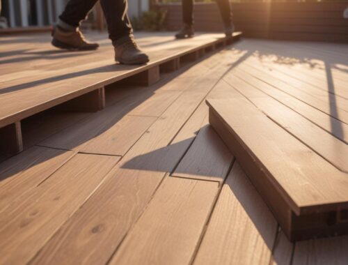Монтаж террасной доски ДПК: требования к установке и этапы работ