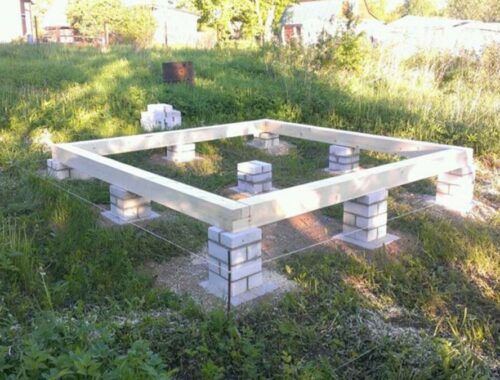 Столбчатый фундамент для беседки своими руками: инструкция, схемы, расчеты